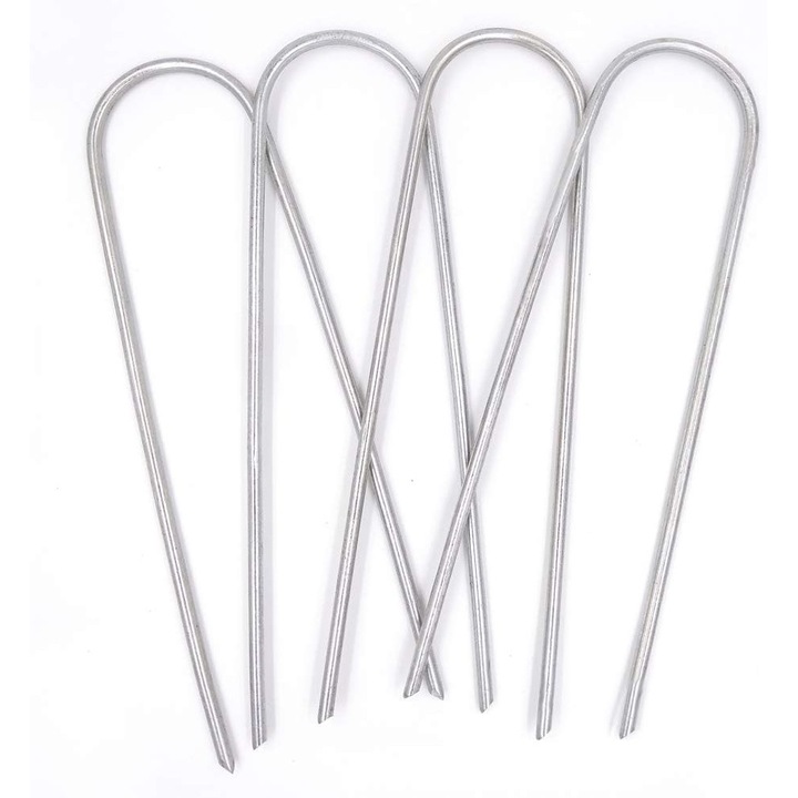 Trambulin rögzítési pontok, 6" horganyzott acél, többszínű készlet, univerzális használatra