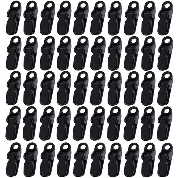 Set cleme pentru prelata, Enforose, Negru