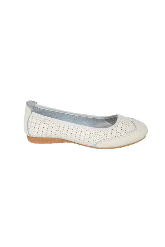 Balerini cu talpa joasa si comoda,D&J Exclusive, Bej
