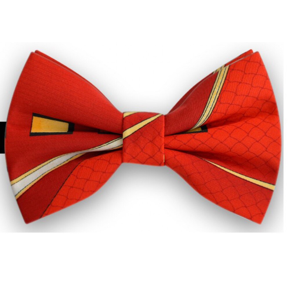 Papion butterfly, rosu, model contrastant