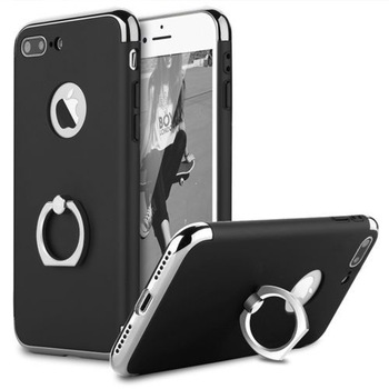 Husa Apple iPhone 7 Plus, MyStyle Elegance Luxury 3in1 Ring Black