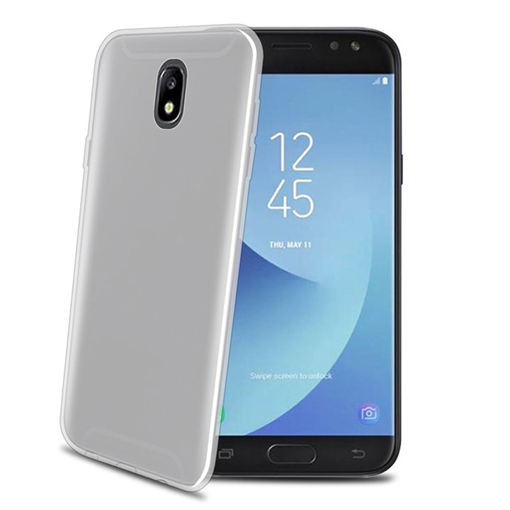 Силиконов гръб Celly GELSKIN, Samsung Galaxy J7 2017, прозрачен