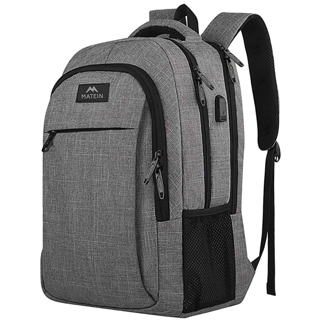 Rucsac laptop pentru afaceri, Enforose, 15.6 inch, anti-furt, capacitate mare, culoare abanos