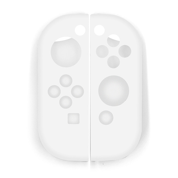 Grip din silicon Joy-Con 2, alb, set