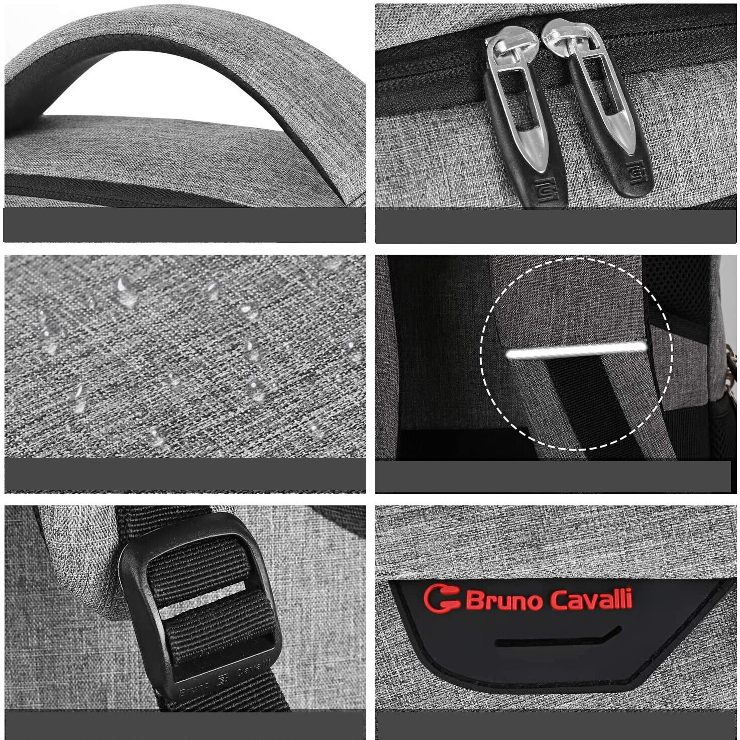 Rucsac laptop calatorie, Enforose, design ergonomic, material rezistent, culoare abanos, pentru barbati