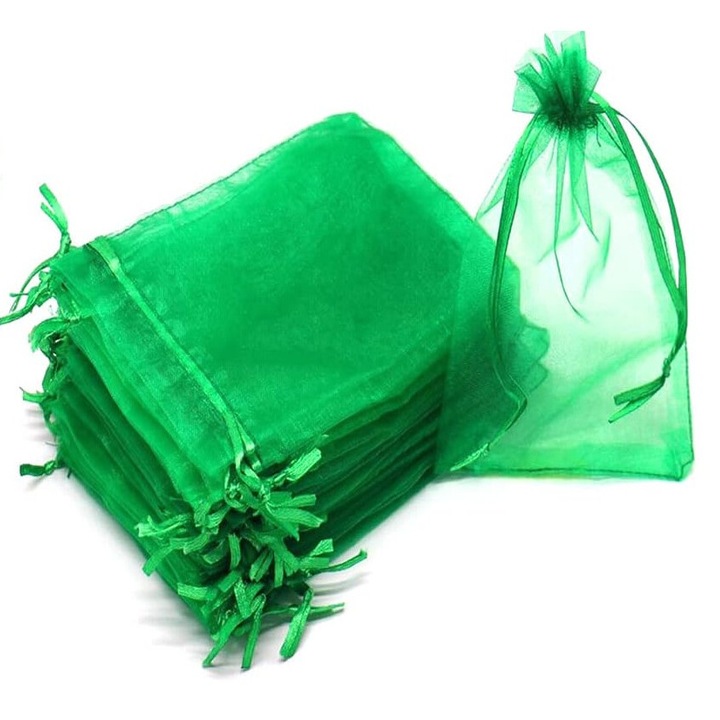 Set 100 pungi de protectie pentru struguri, 30x20cm, verde