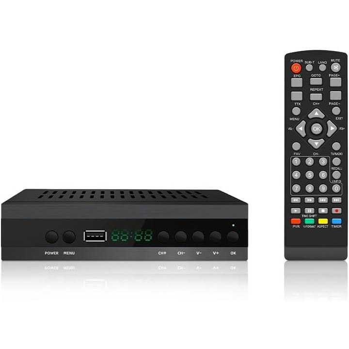 Decodor TV DVB-T T2 H265 HEVC Full HD, USB, HDMI, SCART, 1080p