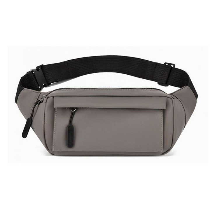 Vízálló övtáska, nagy kapacitású, uniszex, bézs, univerzális méret