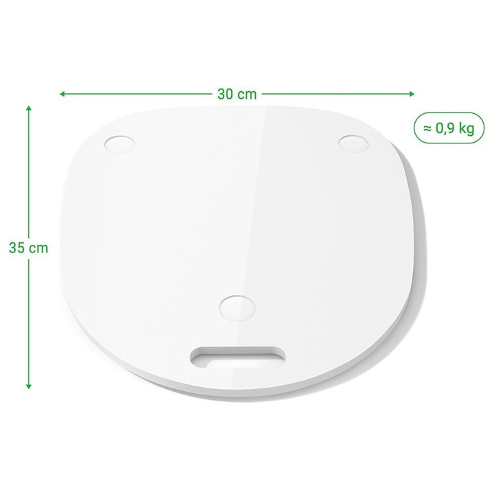Placa glisanta pentru glisoarele Thermomix TM6 TM5, stabil si usor de mutat, acrilic, alb