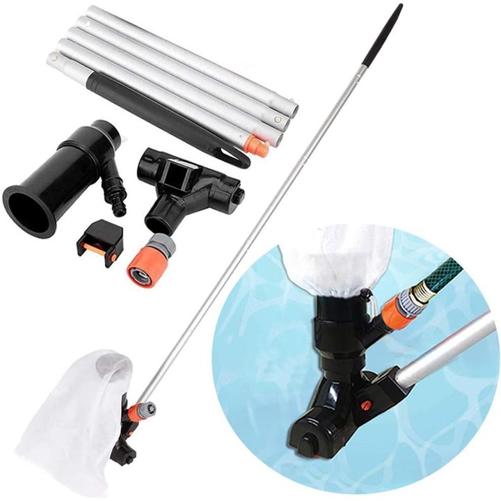 Аспиратор за басейни, компактен дизайн, висококачествена пластмаса, многоцветен