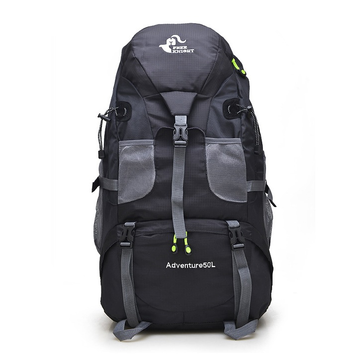 Rucsac impermeabil pentru escalada, 50L, ciclism, drumetii, camping
