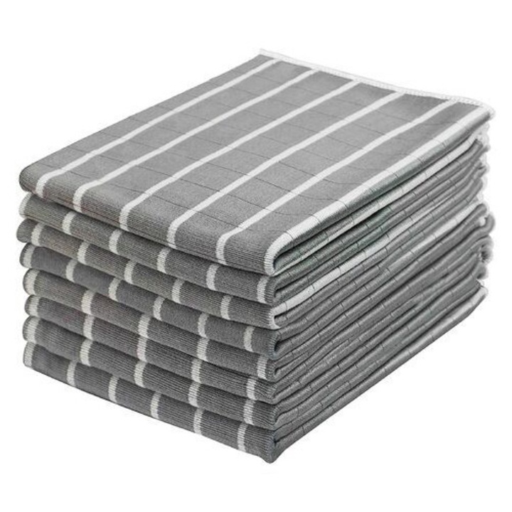 Кърпи от бамбукови микрофибри, комплект от 8 броя, 40x50 см, устойчиви на пране, без власинки, абсорбиращи