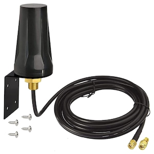 Antena 5G 4G LTE, Fudisenn® 10dBi, 600-6000MHz, rezistenta la apa, 7.5x4.5cm, cablu 3m