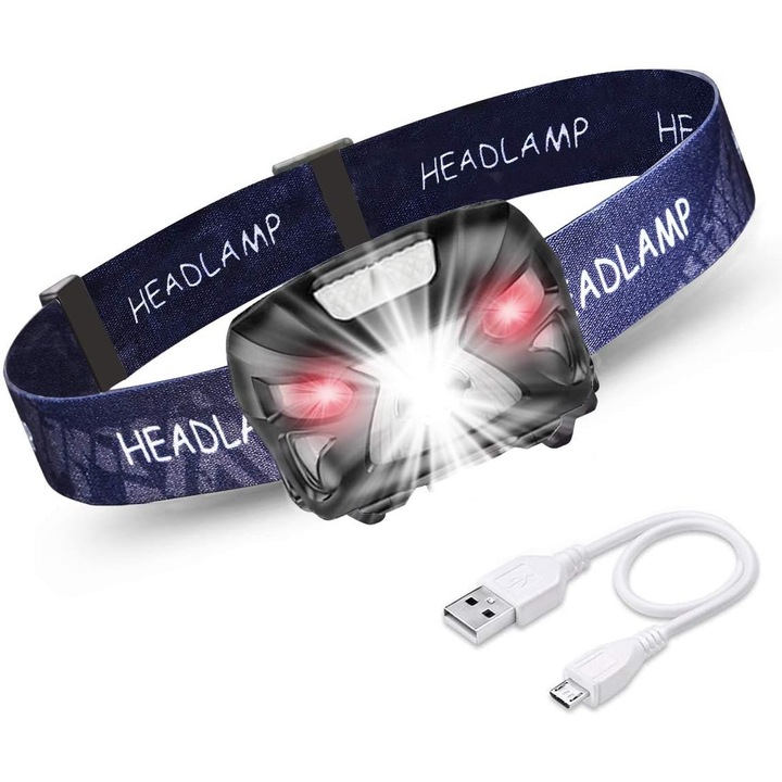 Lanterna LED Durabila Enforose, Reincarcabila, 300 Lumeni, 8 Moduri, Waterproof