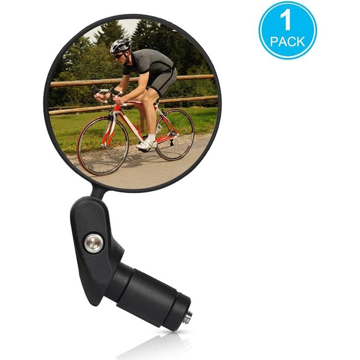 Огледало за велосипед Enforose, въртящо се на 360°, водоустойчиво, устойчиво на надраскване