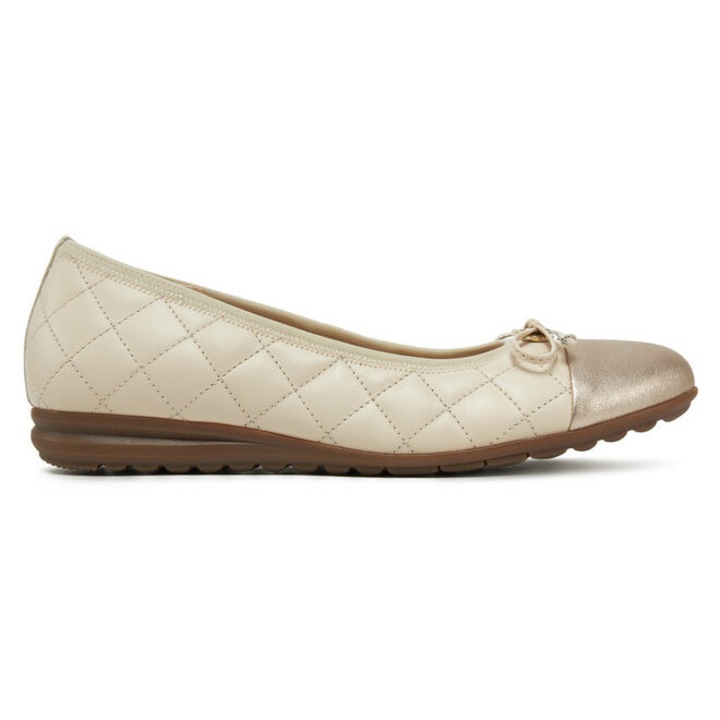 Балерини Gabor, 304982484, Естествена кожа, Бежов, Бежов