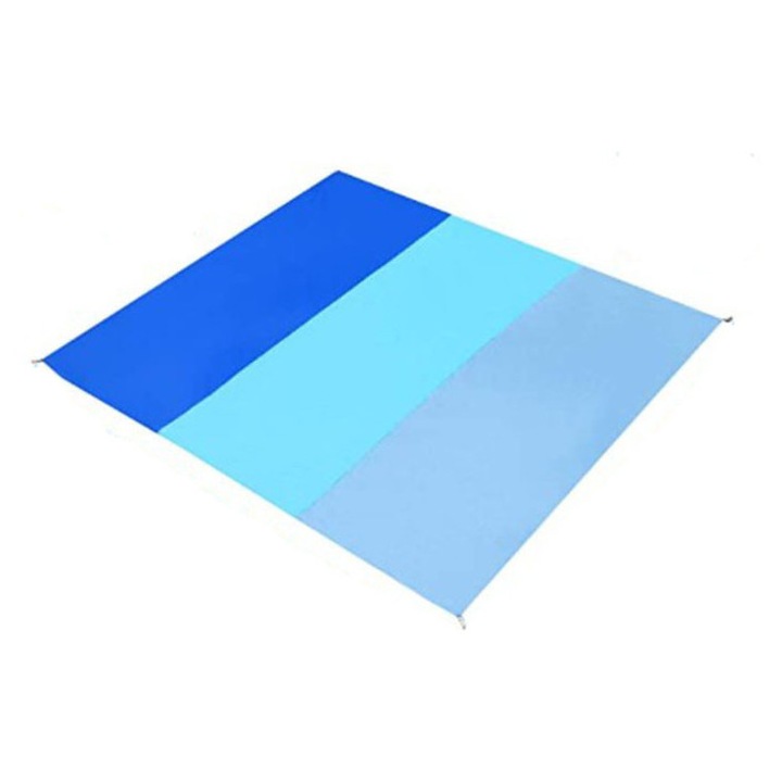 Извънгабаритен къмпинг дюшек Enforose, водоустойчив, лесен за почистване, 210x200см, син