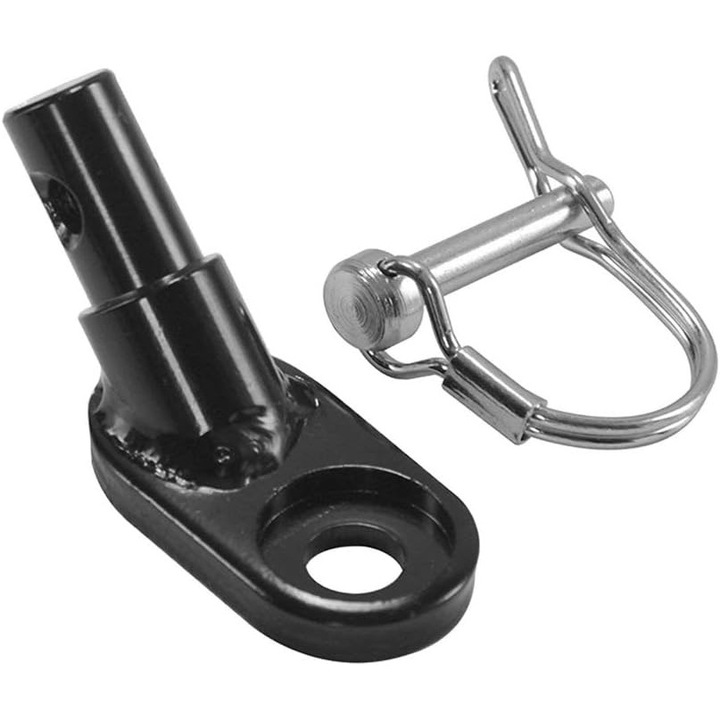 Conector remorca bicicleta, Enforose, otel inoxidabil, ax solid, instalare usoara