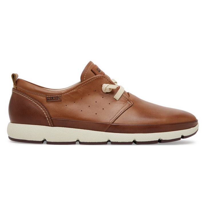 Pantofi barbati Pikolinos, 304903380, Piele naturala, Maro, Maro