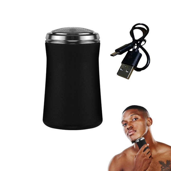 Mini mosható elektromos borotva, hordozható, zsebméretű