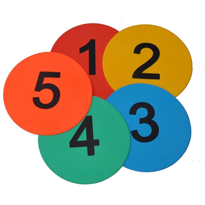 Enforose jelölők, tartós TPE anyag, csúszásgátló kialakítás, látható színek, készlet