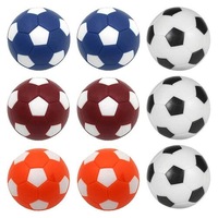 Set 9 mingi fotbal de masa multicolor 36mm