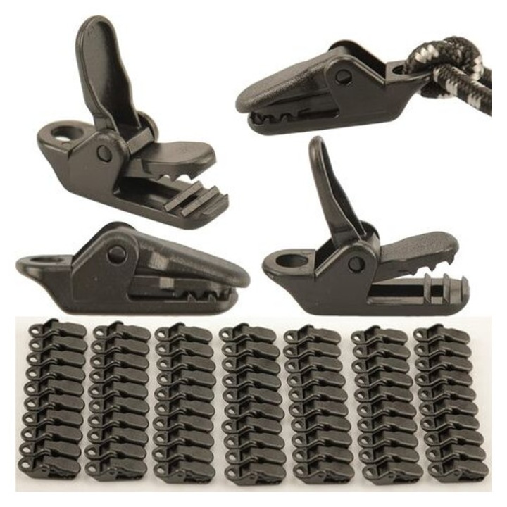 Cleme de prelata Enforose, set 70 bucati, rezistente, utilizare versatila