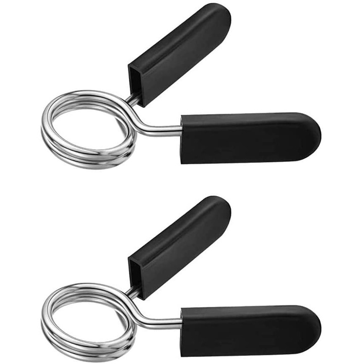 Cleme de prindere pentru bara Enforose, set 2 bucati, rezistente la rugina, cu manere confortabile, pentru sala si acasa