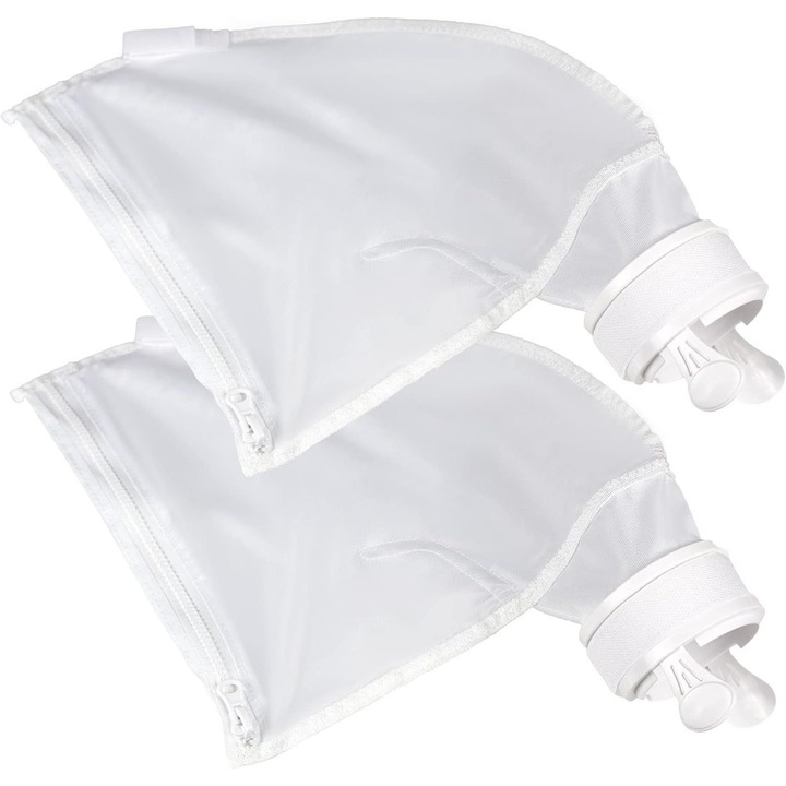 Geanta de inlocuire Polaris asigurata de compatibilitate pentru modelele 280 si 480, design cu fermoar pentru o experienta usor de utilizat, pungi de curatare din nailon cu imbunatatire continua, pungi cu plasa multifunctionala (2 buc)