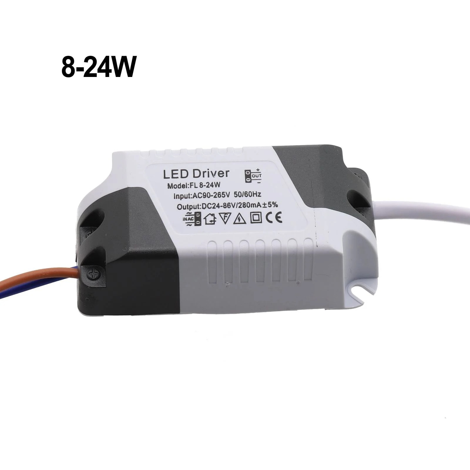 Transformator LED 8-24W, Fokelyi, waterproof, 75x34x20mm, pentru