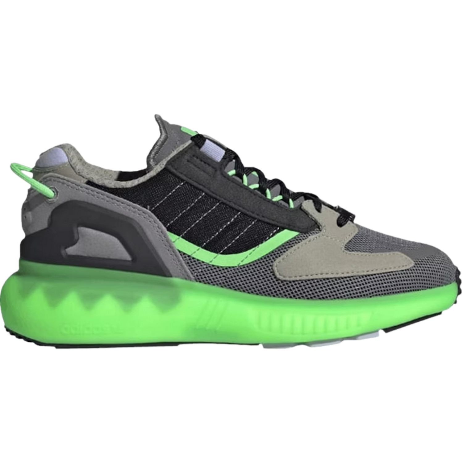 Adidas ZX 5K Boost gyermek sportcipő, szürke, textil