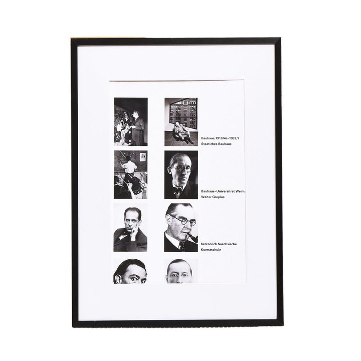 Zeaicos klasszikus képkeretek, alumínium, minimalista design, fekete, 29,7x42 cm