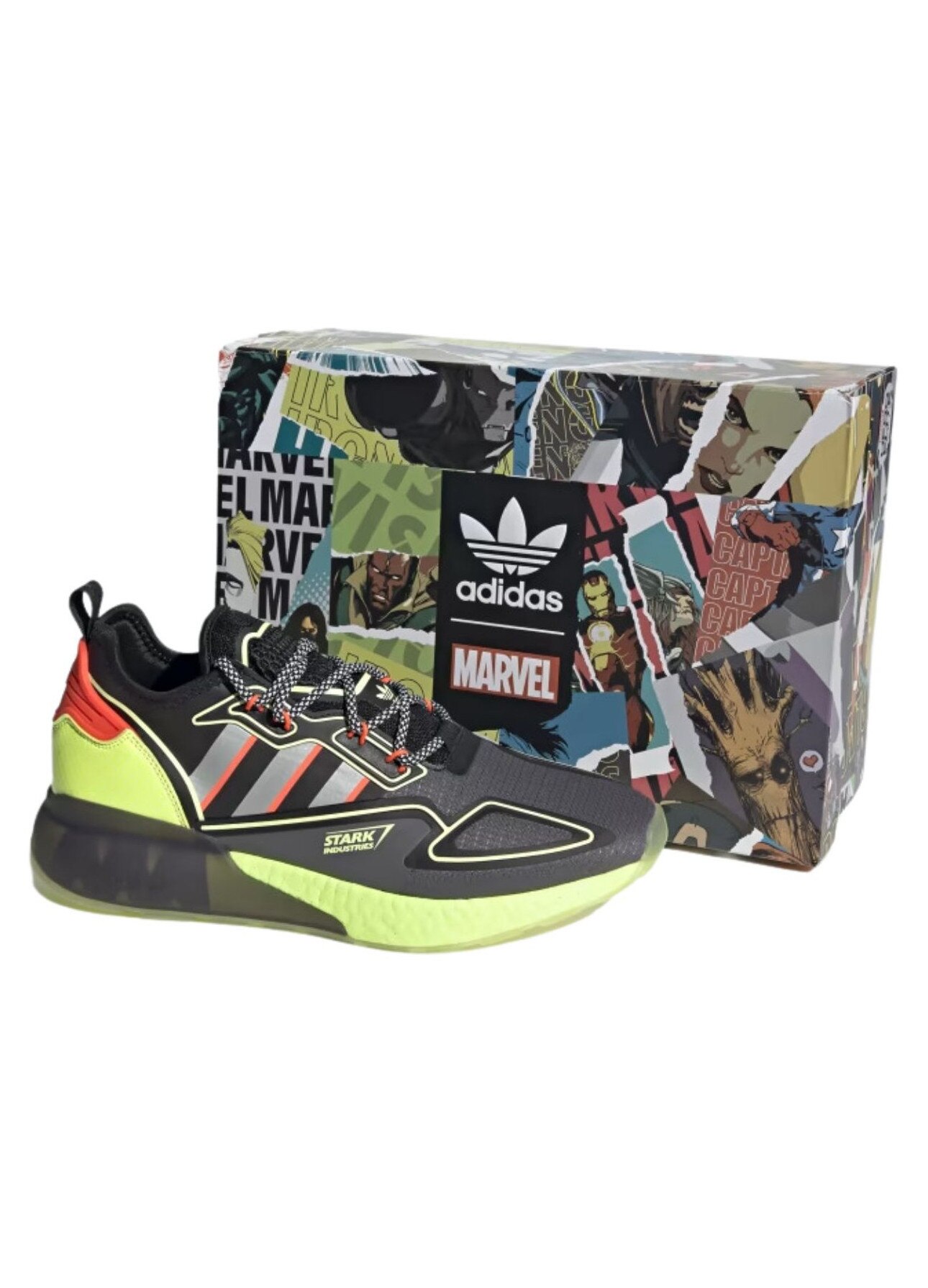 Pantofi sport barbati Adidas ZX 2K Boost Marvel, textil/sintetic