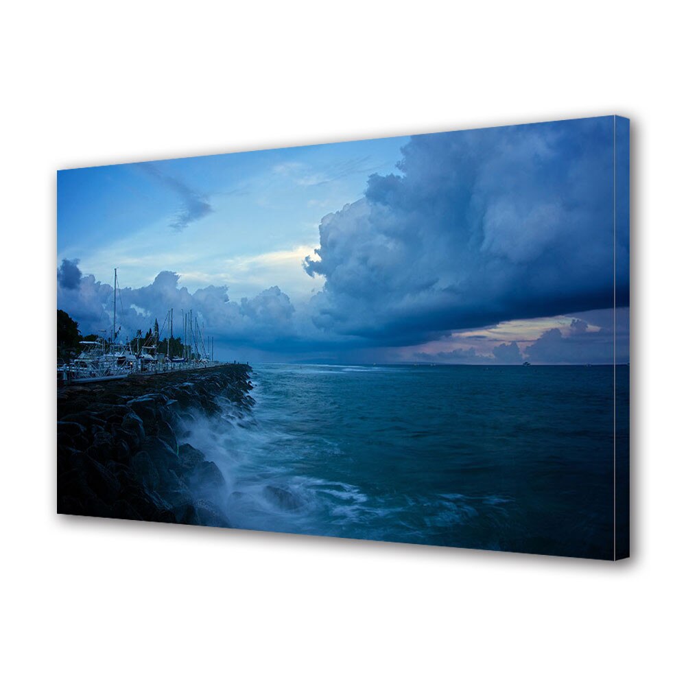 Tablou Canvas Halloween Furtuna pe mare, 80 x 160 cm