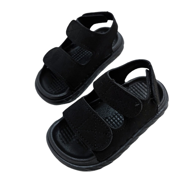 Könnyű nyári gyerekszandál, XA-2537, fekete, 25