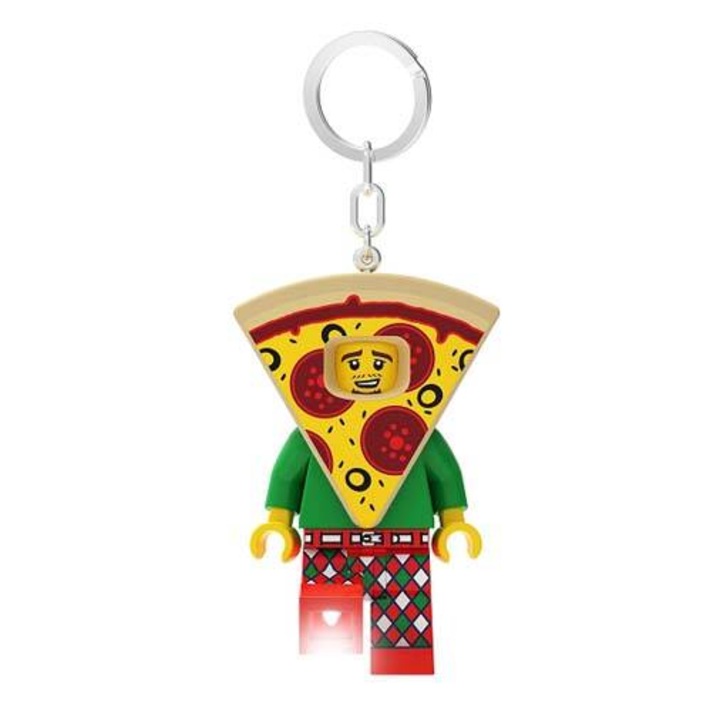 LEGO Breloc Iconic cu LED - Pizza Varsta 6+ ani