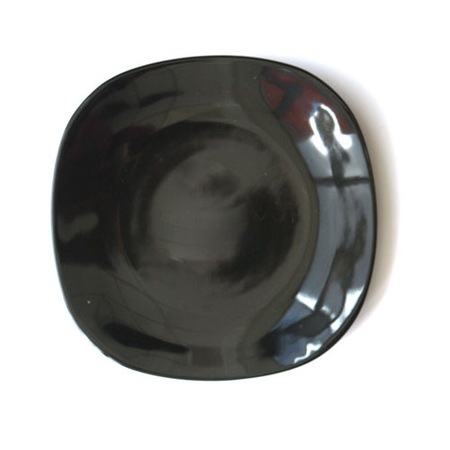 Farfurie patrata din ceramica SERAMIK 21cm culoare negru