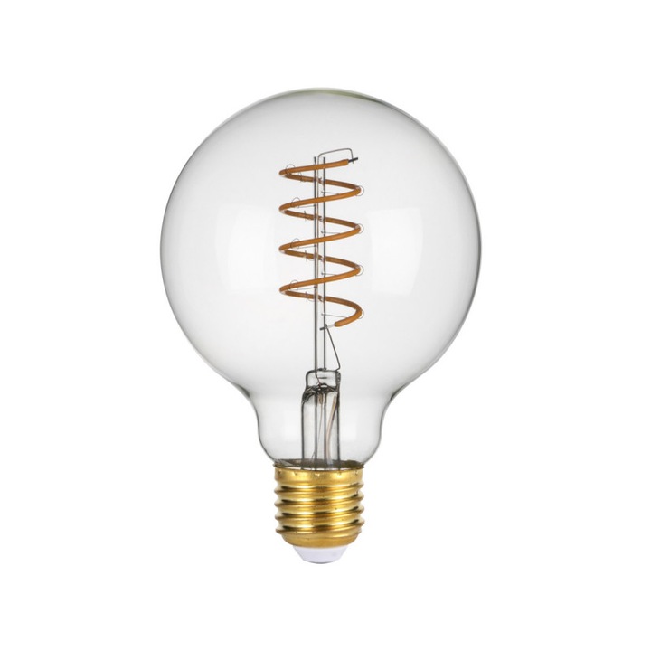 Italux LED крушки E27 Dimm Spiral Clear 4W, прозрачни, 14.1x9.5cm, 350lm, 2200K