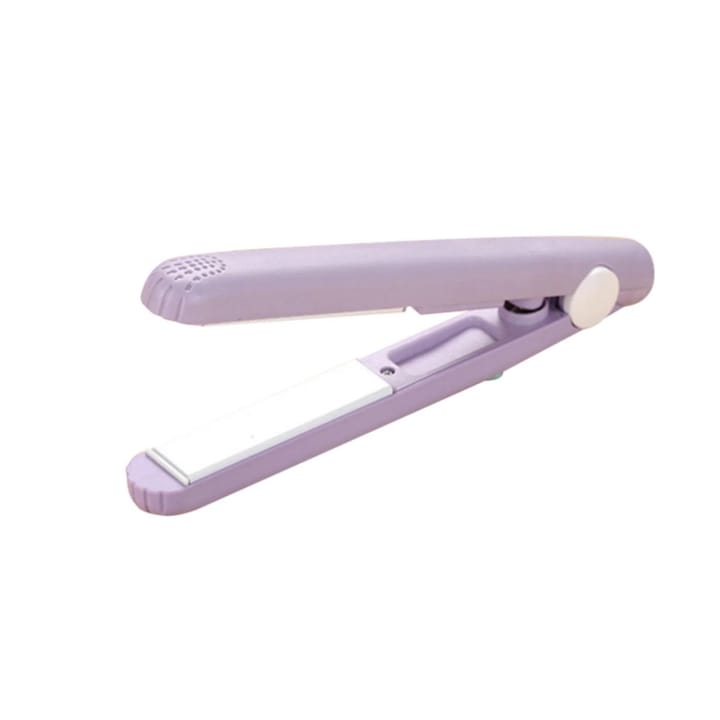 Placa de indreptat par YANYXR BCS3091315, cu abur si LED, utilizare uscat/umed, anti-frizz, lila