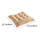 Perna scaun YANYXR 40x40x7cm, lana miel, cafeniu, dublu fata