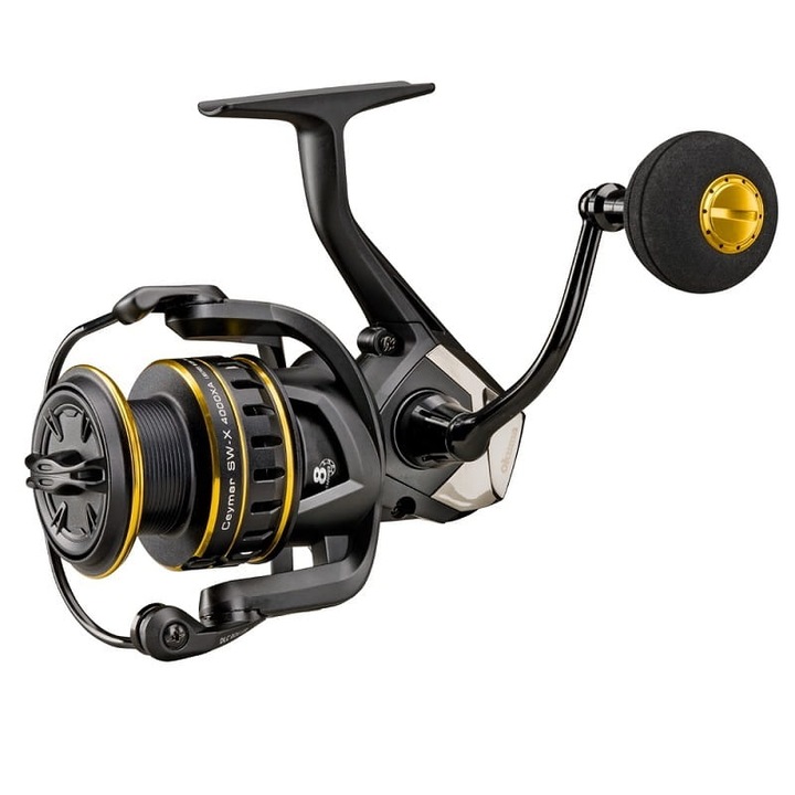Okuma Ceymar SW-X 3000HA orsó, 6.0:1 áttétel, 8 csapágy, 243g, 88cm