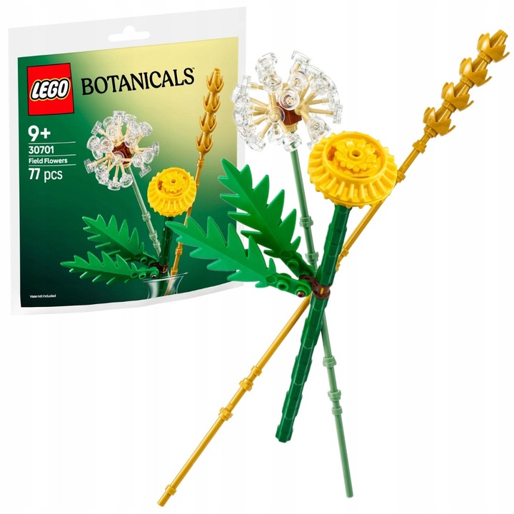 LEGO ICONS 30701 Комплект Букет от диви цветя, 77 части, многоцветен, 19 см
