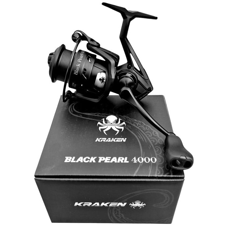 Mulinete Kraken Black Pearl 4000, 6 rulmenti, 5.1:1, 265g, 0.16mm