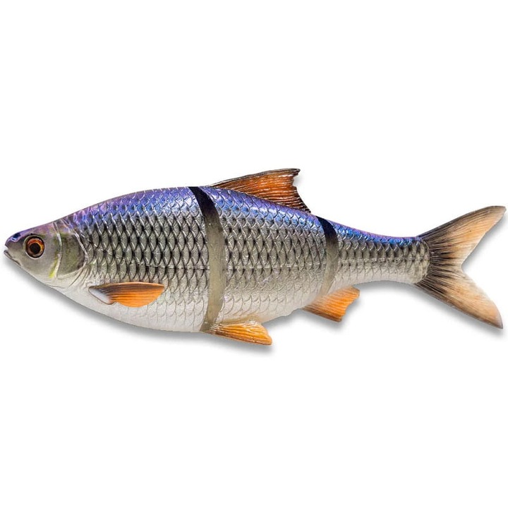 Momeli artificiale Savage Gear 4D Line Thru Roach 25cm 206g, albastru