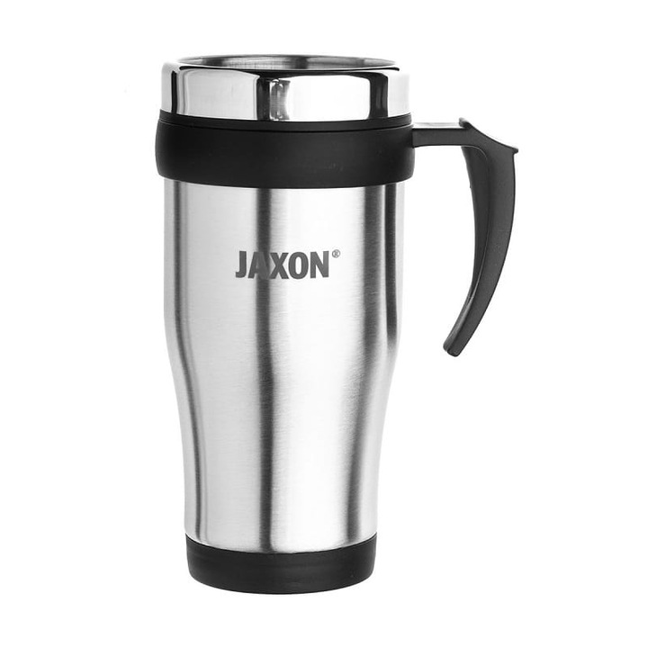 Jaxon 400 ml-es termosz bögre, rozsdamentes acél, hőmérséklettartó, 400 ml