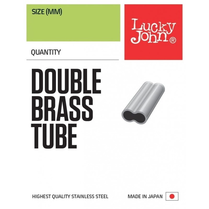 Lucky John Double Leader Sleever 1,00 mm, 7 darabos készlet, 2,6 x 5,5 x 10 mm