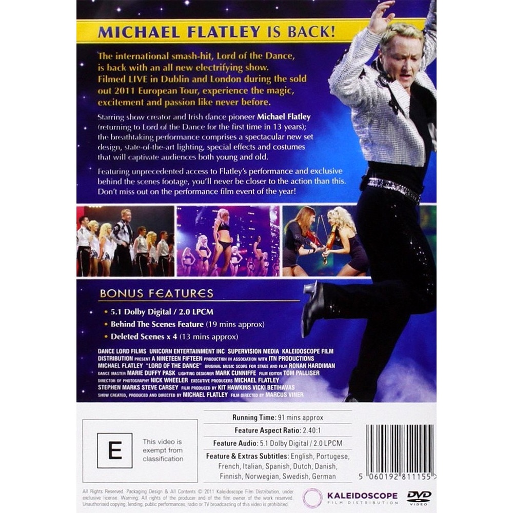 Michael Flatley Returns As Lord Of The Dance Dvd Emag Ro