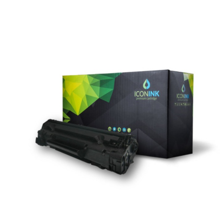ICONINK utángyártott fekete toner, HP CE278A / CRG-328 / CRG-528 / CRG-728