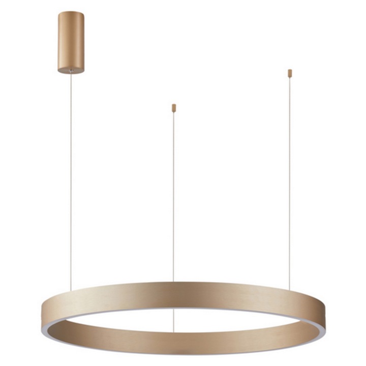 Висящ полилей Italux Brasco, 60 см, LED, 3100 лумена, златен