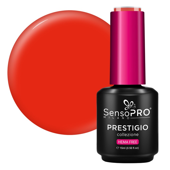 Oja Semipermanenta PRESTIGIO SensoPRO Milano - Hot Kiss 15ml